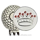 Magnetic golf cap clips are convenient accessories for golfers. These clips feature a strong magnet that securely attaches to the brim of a hat, keeping the ball marker easily accessible.