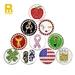 The crystal golf ball markers are elegant accessories for golfers. Made with sparkling crystals, they add a touch of glamour to the game. These markers are designed to mark the position of the ball on the green, combining functionality with style.