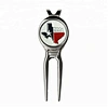 The divot repair tool with ball marker is a handy accessory for golfers. This compact tool is designed to fix divots on the green, ensuring a smooth playing surface.