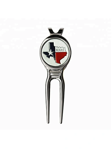 The divot repair tool with ball marker is a handy accessory for golfers. This compact tool is designed to fix divots on the green, ensuring a smooth playing surface.