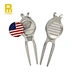 golf divot repair tool and ball marker