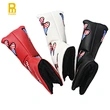Custom leather headcovers are a stylish and durable accessory for any golfer's clubs. Made with high-quality materials, they can be customized with a name, logo, or design.