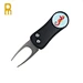 A custom switchblade divot tool is a practical and personalized accessory for any golfer. Made with high-quality materials, it can be customized with a name, logo, or design.