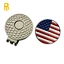 The magnetic golf hat clip ball marker is a practical and convenient accessory for any golfer. The clip attaches easily to the brim of a hat and features a magnet to keep the ball marker in place.