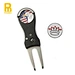 personalized divot tool and ball marker