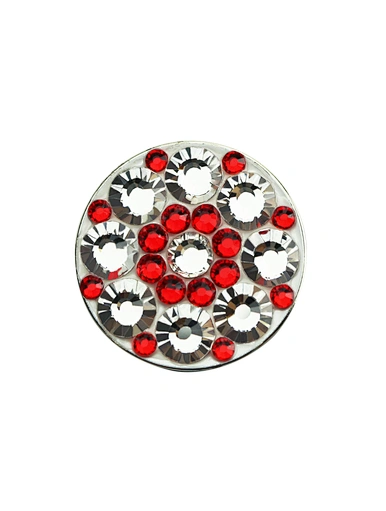 The Swarovski ball markers golf are a sparkly and stylish way to mark your ball on the greens. Made with high-quality materials, they feature a beautiful Swarovski crystal design that adds a touch of glamour to your game.