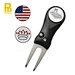 personalized divot tool and ball marker