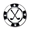 golf poker chips custom
