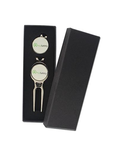 Simplify your game with our golf ball marker hat clip divot tool. Made from high-quality materials, our clip securely attaches to your hat and features a divot repair tool and ball marker for easy access.