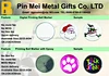 silver golf ball marker