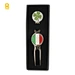golf ball marker hat clip divot tool