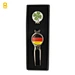 golf ball marker hat clip divot tool