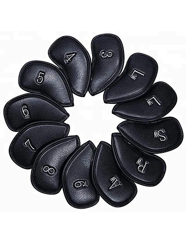 Protect your clubs in style with our custom iron head covers. Made from high-quality materials, our covers provide superior protection and add a unique touch to your golf gear.