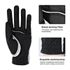 black leather golf gloves