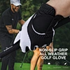 black leather golf gloves
