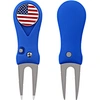 The foldable divot tool is a must-have for every avid golfer. Its compact design allows for easy storage in your golf bag, while its sturdy construction ensures long-lasting performance on the course.