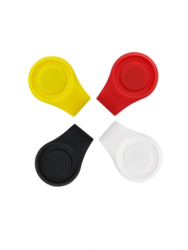 The golf marker hat clip is a handy tool for golfers. It securely attaches to the brim of your hat, providing a convenient spot to hold your ball marker.