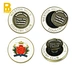 poker chip with removable ball marker