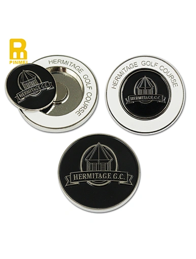 A poker chip ball marker is a versatile accessory for golfers. This round chip, resembling a poker chip, is used to mark the position of a golf ball on the green. It is made from durable materials and often features unique designs or logos.