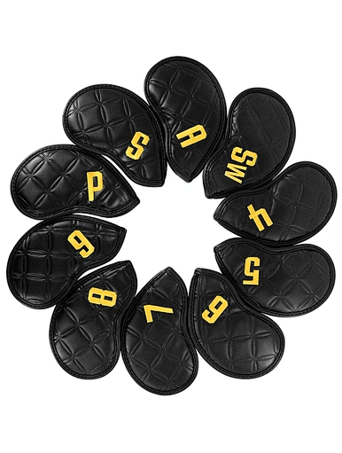 The best golf iron head covers are essential accessories for protecting and preserving the heads of golf irons. These covers are made from high-quality materials, such as neoprene or leather, ensuring durability and a snug fit.