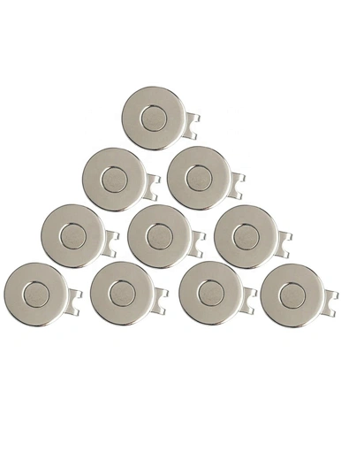 Golf hat clips are functional accessories that attach to the brim of your hat. They securely hold your ball marker, ensuring easy access during your game.