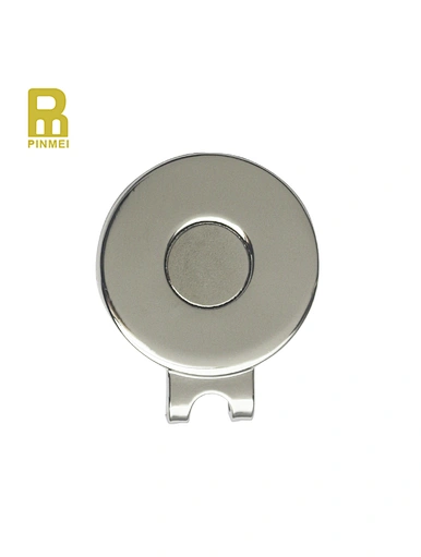 The custom golf marker hat clip is a versatile and personalized accessory for golfers. This clip securely attaches to a hat or visor, providing easy access to the golf marker.