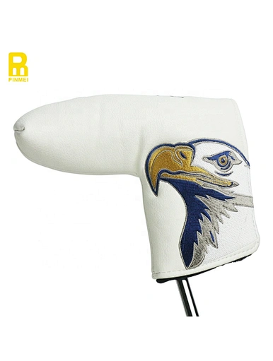 Blade putter headcovers are protective covers specifically designed for blade-style putters. They are crafted from durable materials like neoprene or leather to shield the putter head from scratches and damage.