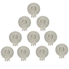 A magnetic golf ball marker hat clip is a convenient accessory that attaches to the brim of your hat. It securely holds your ball marker with a strong magnet, ensuring easy access and preventing loss.