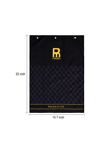 The golf ball towel is a compact and absorbent accessory for golfers. It is designed specifically to clean golf balls, removing dirt and debris for better performance.