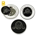 poker chip with removable ball marker