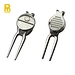 The personalized divot tool is a unique and customized accessory used in golf to repair divots on the green. It is made of high-quality metal and can be engraved with the golfer's name or initials.