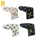 Magnetic putter covers are innovative accessories for golfers. They feature a magnetic closure system that securely holds the cover in place, protecting the putter head from scratches and damage.