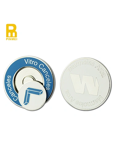 Golf marker poker chips are stylish accessories for golfers. These round chips, resembling poker chips, are used to mark the position of a golf ball on the green. Made from durable materials, they often feature unique designs or logos.