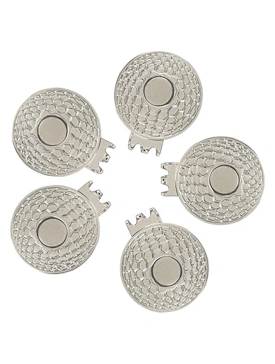 Custom hat clips are personalized accessories that attach to the brim of your hat. They can be customized with your initials, name, or even a logo. These hat clips securely hold your ball marker, adding a unique touch to your golf gear.