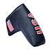 The blade magnetic putter cover is a sleek and functional accessory for golfers. It is a cover specifically designed to protect and secure a blade-style putter. The cover features a magnetic closure, ensuring a snug fit and easy access.