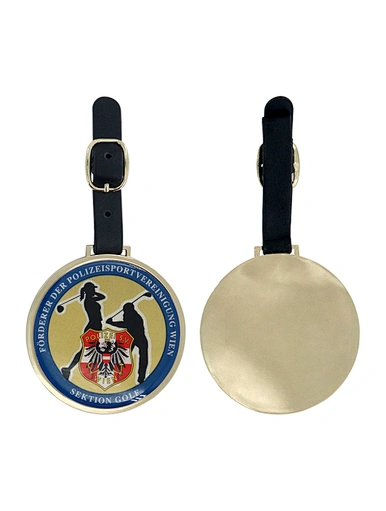 Custom metal golf bag tags are premium accessories that offer durability and personalization. Made from high-quality metal, these tags can be customized with names, logos, or unique designs.