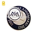 poker chip with removable ball marker