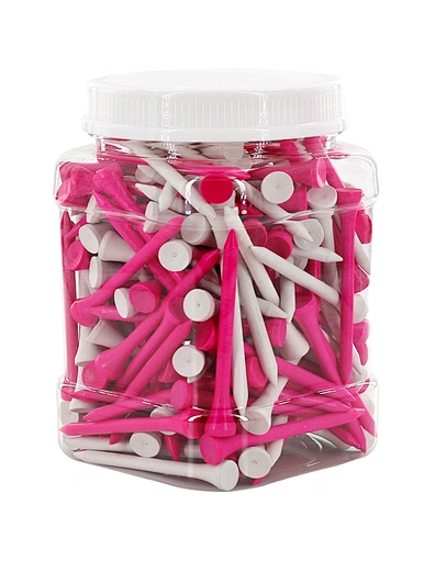 Wooden golf tees are a classic choice for golfers. Made from high-quality wood, they offer durability and stability for optimal ball placement. Their traditional design and smooth finish ensure a consistent tee height.