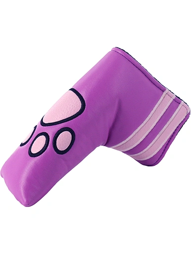 The leather putter headcover is a premium accessory for golfers. Crafted with high-quality leather, it offers superior protection for the putter head. The luxurious texture adds a touch of sophistication to any golf bag.
