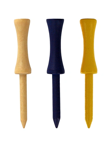 Bamboo tees are a sustainable and durable alternative to traditional plastic tees. Made from renewable bamboo, these tees offer excellent stability and minimize friction for optimal ball flight.