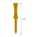 black wooden golf tees