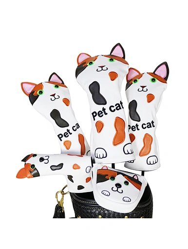 Animal head covers are whimsical and eye-catching accessories for golf clubs. These covers feature adorable animal designs, such as lions, tigers, or bears, and are made from soft and plush materials.