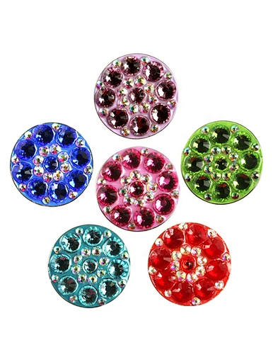 Custom metal golf ball markers are personalized accessories used to mark the position of a golfer's ball on the green. Made of high-quality metal, such as stainless steel or brass, these markers can be customized with logos, initials, or designs.