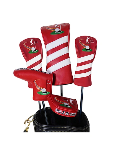 Leather headcovers are the epitome of sophistication and durability. Crafted from high-quality leather, they provide excellent protection for your golf clubs. With their sleek and timeless design, they add a touch of elegance to your golf bag.