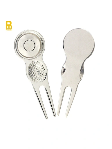 Custom logo divot tool is a must-have for golfers. Made with premium materials, it is sturdy and practical. The divot tool helps repair the turf, while the custom logo adds a personal touch. Perfect for corporate events or promotional giveaways.