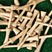wooden tees golf