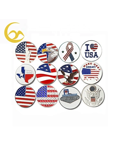 Magnetic golf ball markers are convenient and functional accessories for golfers. These markers feature a magnetic base that securely attaches to the golf hat or visor, ensuring easy access during the game.