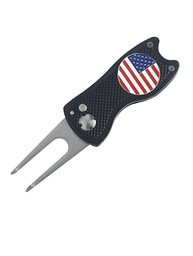 The ball marker divot repair tool is a must-have accessory for golfers. It serves a dual purpose, allowing players to mark their ball's position on the green and repair divots caused by their shots.