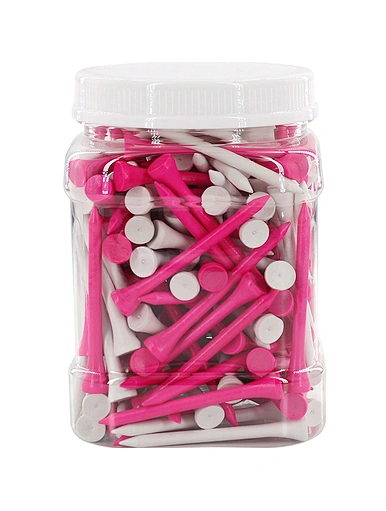 White golf tees are a popular choice among golfers. Made from durable materials, they provide stability and support for consistent ball placement. Their bright white color stands out on the green, making them easy to spot.