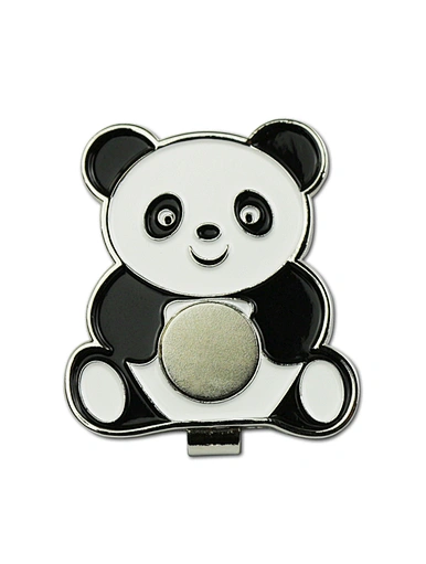 The personalized hat clip ball marker is a unique and functional accessory for golfers. It features a hat clip with a magnetic base that securely holds the ball marker in place.